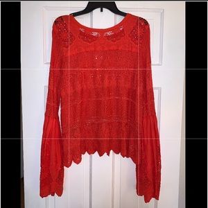Free People hobo knit top